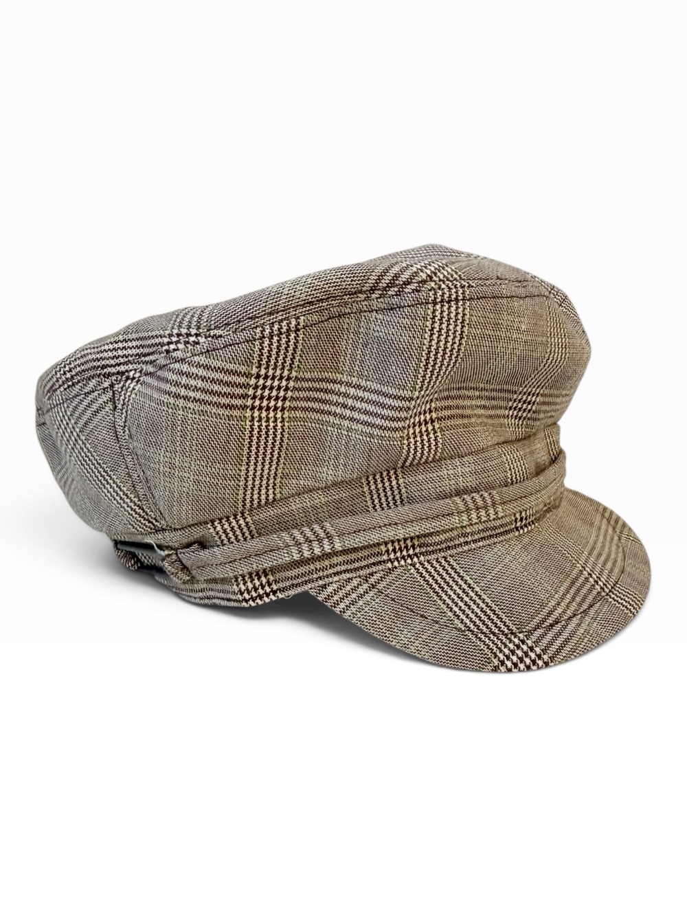 GAP Plaid Newsboy Cap Brown Size Small/Medium